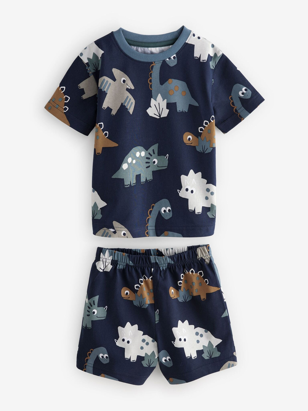 Пижама для мальчика Next AC0-926, 3 шт., Голубой, Белый, Темно-синий