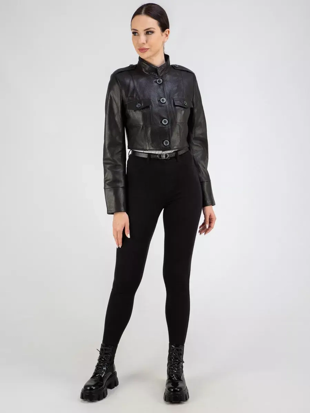 Кожаная куртка демисезонная Турция