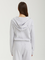 Женская Толстовка Kirsh Plain Slim Fit Crop Zip Up