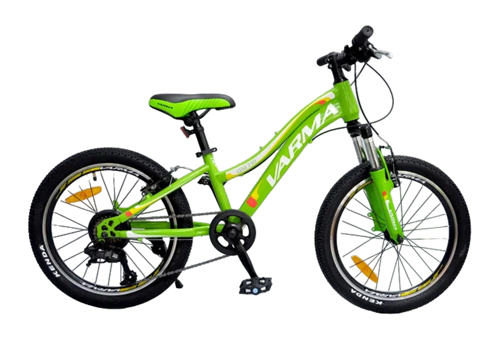 Велосипед 20&quot; VARMA LEM 230 7ск  (зелёный-белый)(Сделано в России)