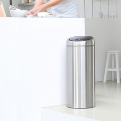 Ведро для мусора Brabantia Touch Bin матовая сталь с защитой от отпечатков пальцев 30л общий вид