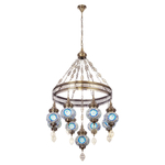 Citilux Каир CL419186 Люстра подвесная Мозаика Синяя