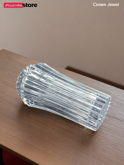 Ваза для цветов 25 см. стекло, коллекция Crown Jewel