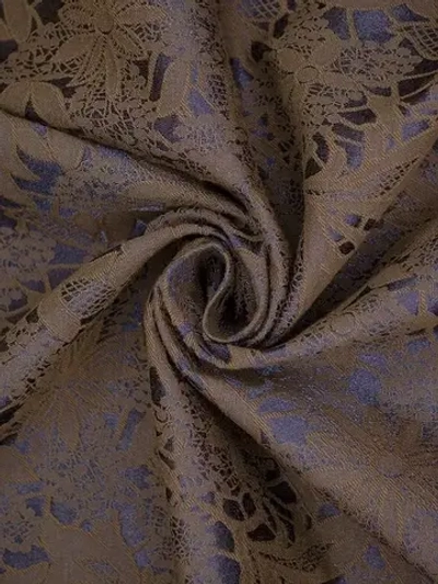 Костюмная ткань жаккард 210 гр/м2, 80% хлопок, 17% п/э, 3% эл, 160 см, коричневый, под заказ