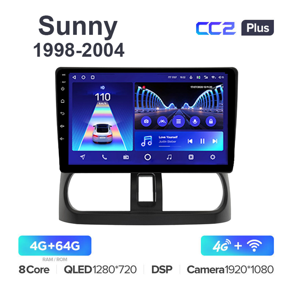 Teyes CC2 Plus 10,2"для Nissan Sunny 1998-2004