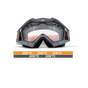 Очки кроссовые ARIETE RC FLOW GOGGLES, серый, двойная прозрачная вентилируемая линза 13950-FGGO