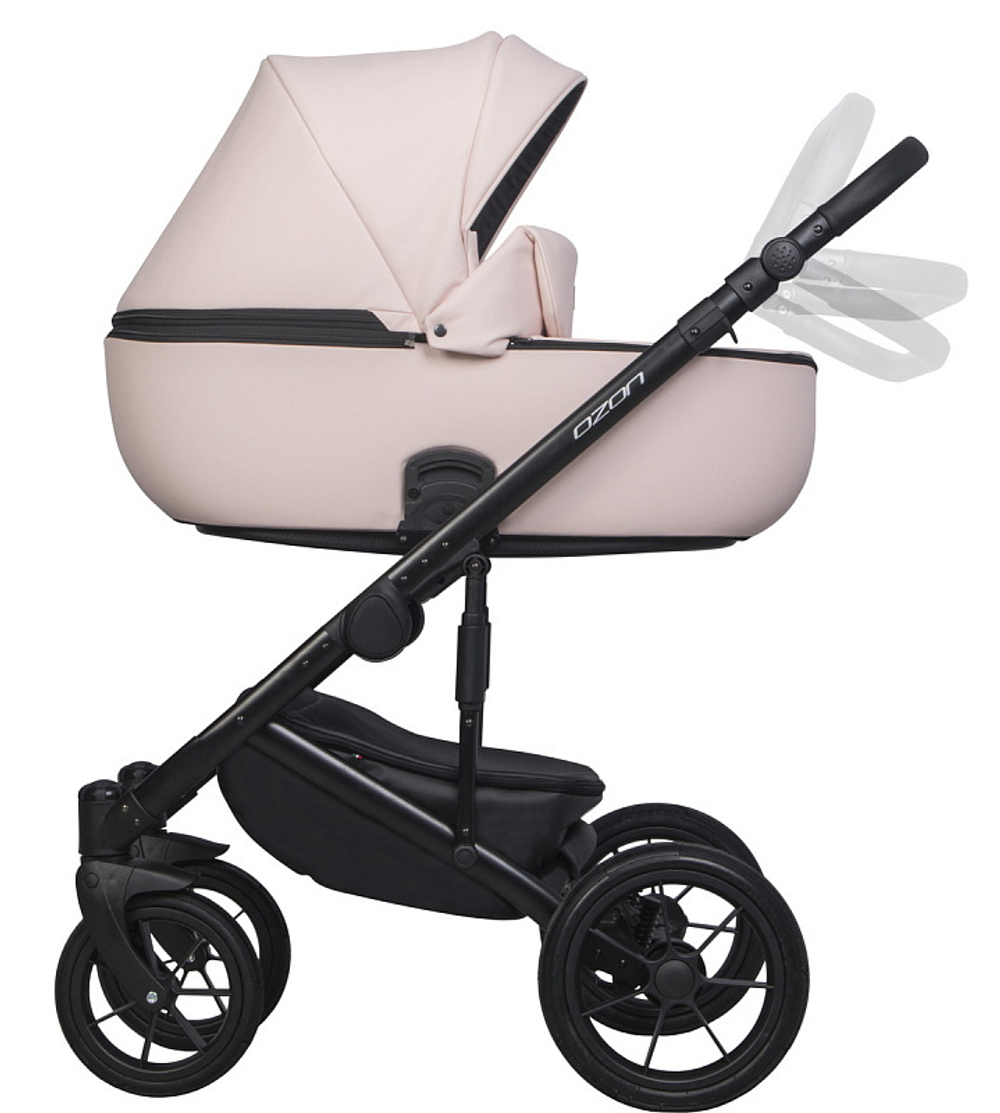 Детская коляска Riko Basic Ozon Pastel 3 в 1 01 светло-розовый