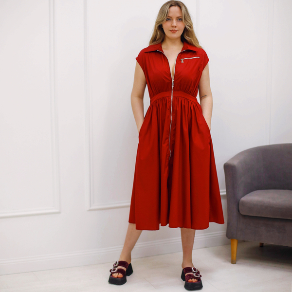 Платье, цвет бордо., Италия