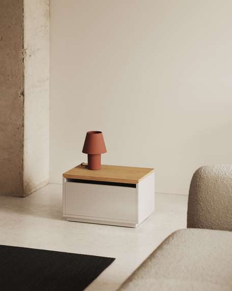 Abilen Сундук из шпона дуба 60 x 40 см FSC 100%