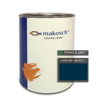 Автоэмаль makosch/LADA 420, Базовая эмаль, синий, база, 800мл.
