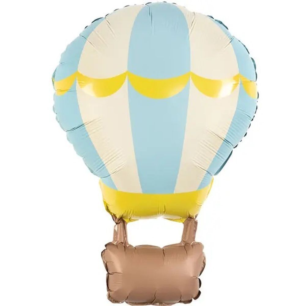 Фигура Воздушный шар, Голубой, Сатин (Китай)