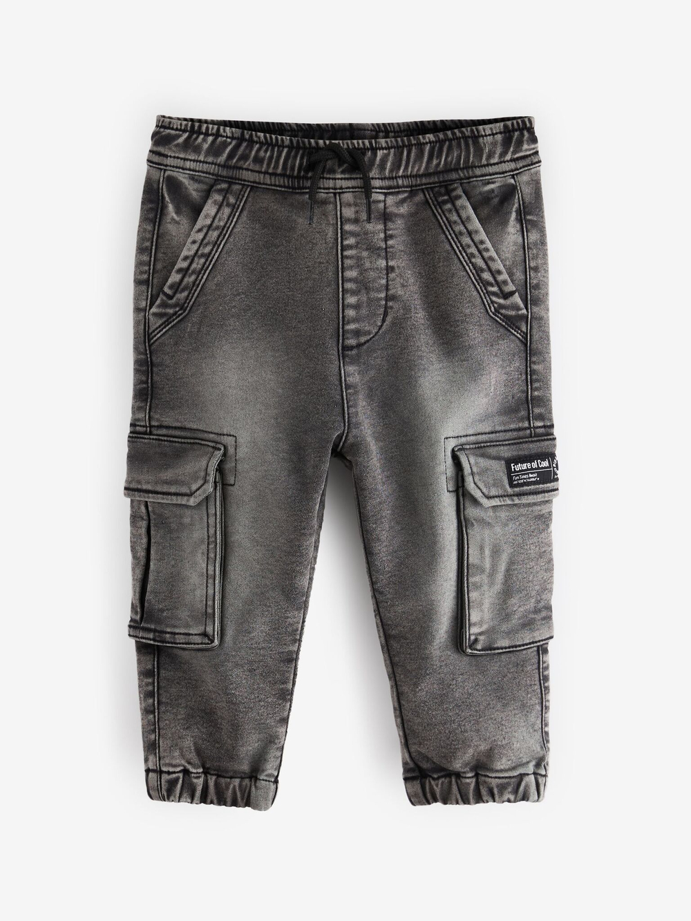 Джинсы карго для мальчика Next 206-305, Темно-серый