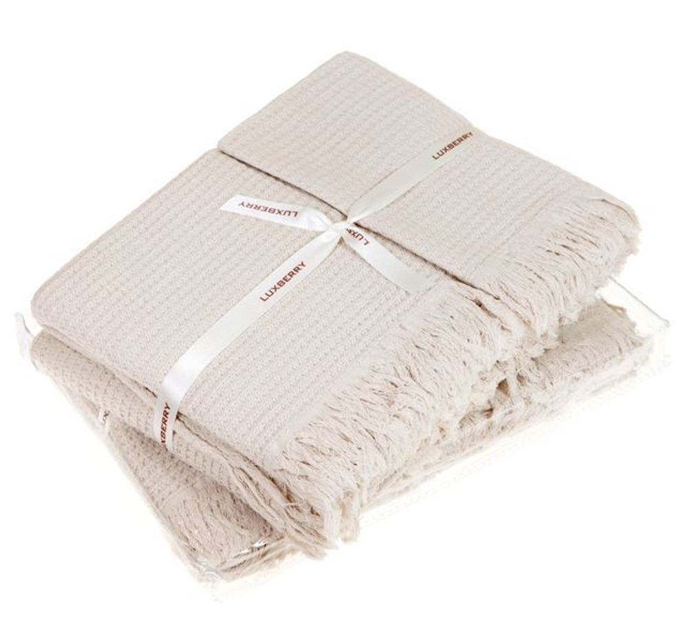 Полотенце 30х50 Luxberry Macaroni бежевое Португалия