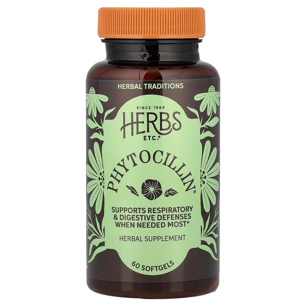 Herbs Etc., Phytocillin®, 60 капсул (400 мг в 1 капсуле)