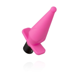 Розовый анальный вибратор LilPlug Vibrator - 13,5 см. (Цвет: розовый)