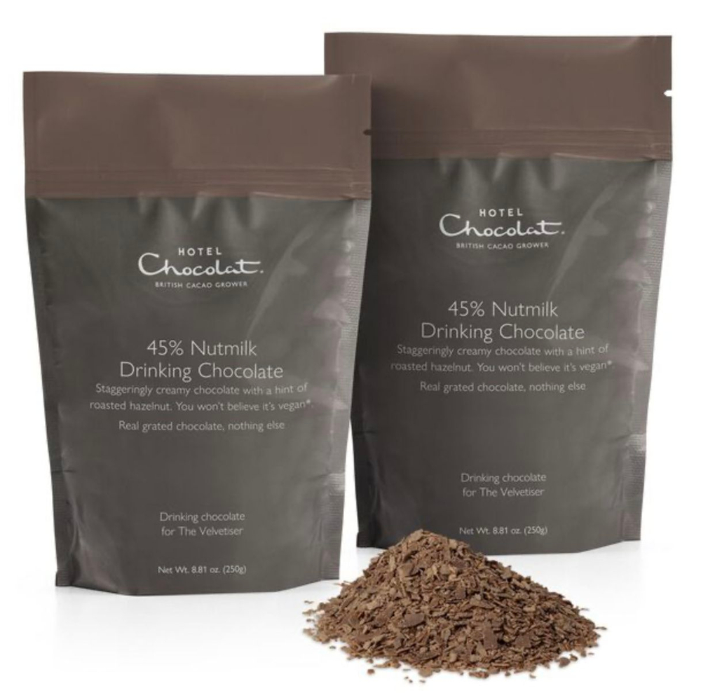 Hotel Chocolat Горячий шоколад 45% с фундуком 2 пакета по 250г