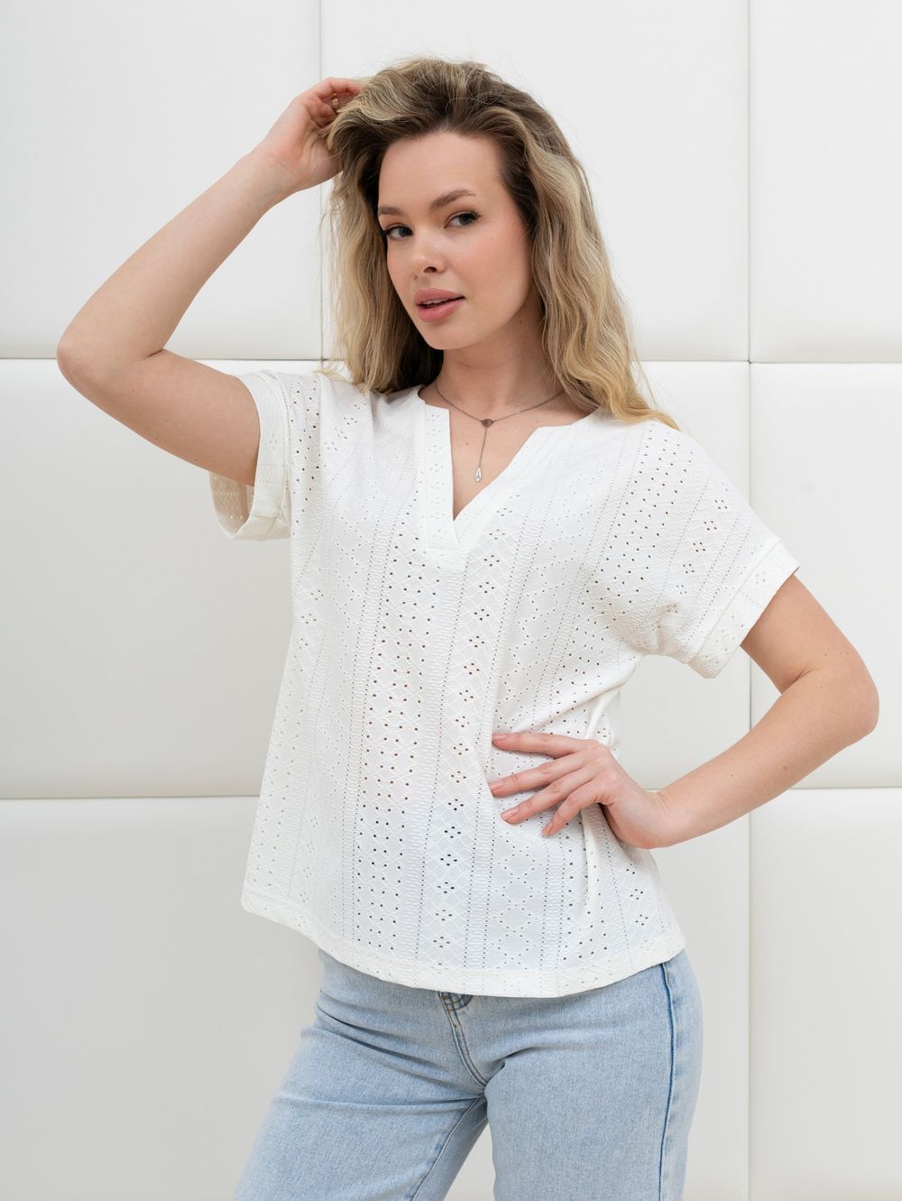 Блузка Дис Виотекс МОЛОЧНЫЙ