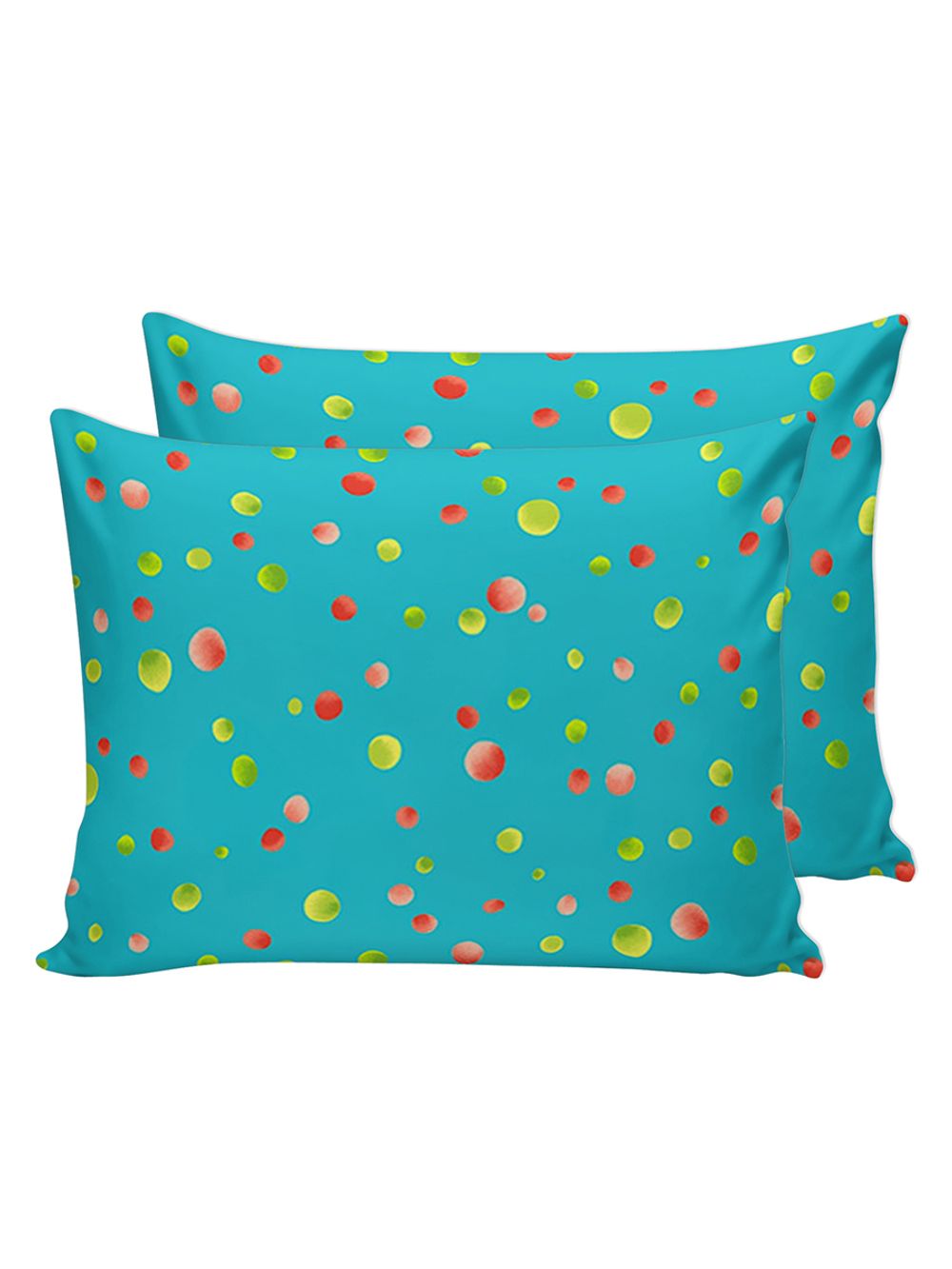 Наволочка комплект 2шт Сказка "Акварель на голубом" 40х60 см, перкаль