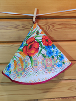 Полотенце кухонное, круглое, 2 шт, вафельное полотно