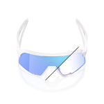 Спортивные очки с диоптриями 100% S3 LE Bastille - Pearl White Glitter - Blue Mirror Photochromic Lens
