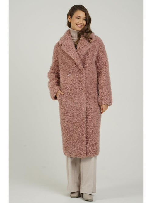 Шуба искусственная эко шуба, сиреневая, SilverFox