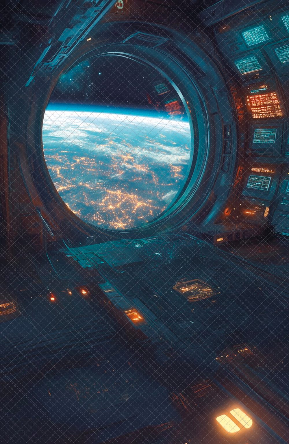 Космолёт №1 - фон неопреновый