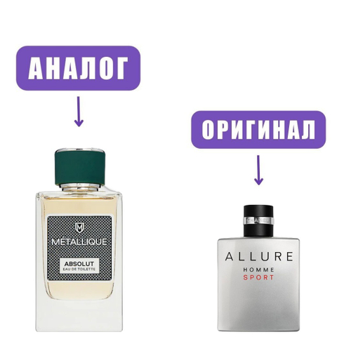 Metallique ABSOLUTE edt 100ml (версия AllureSport) men