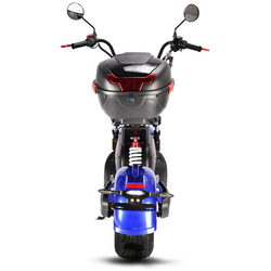 Электроскутер CityCoco WHITE SIBERIA BLACK SEA (BLUE) 5000W