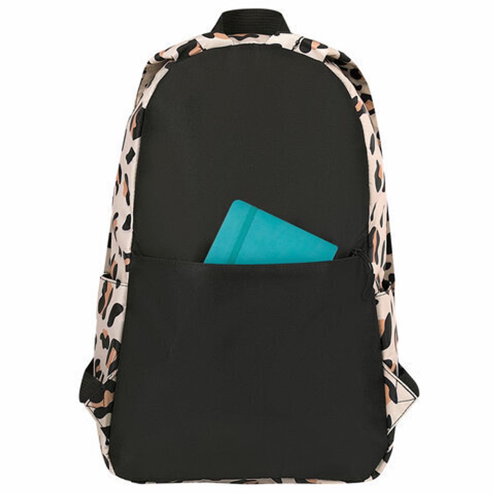 Рюкзак BRAUBERG POSITIVE универсальный, карман-антивор, "Wild spots", 42х28х14 см, 271685