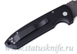 Нож Pro-Tech Rockeye Textured Black Smoky Gray DLC 3V Exclusiveфотография - 5