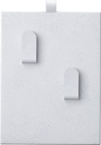 Вкладыш 06/горизонтальный/для 2 колец/2 вертикальных язычка/петелька