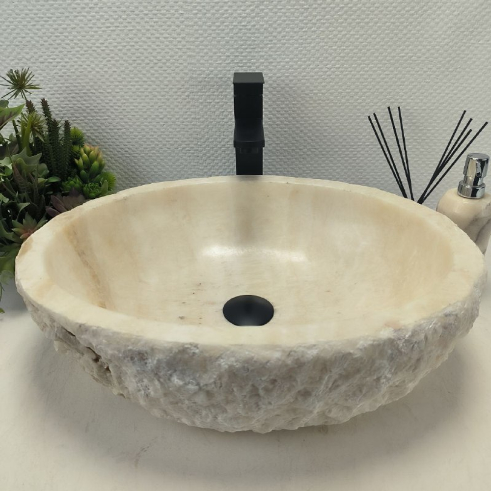 Раковина из оникса Erozy White EO-62525 51*41*15 0104