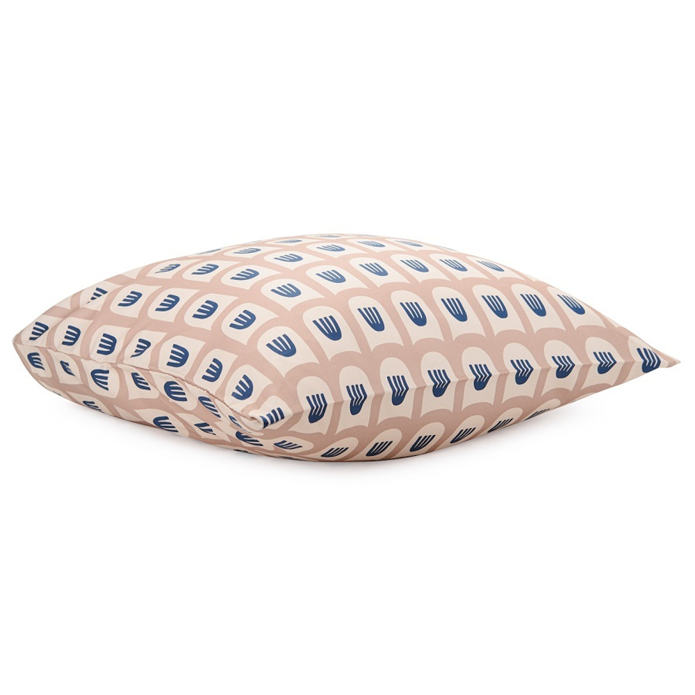 Набор из двух наволочек из сатина бежево-розового цвета с принтом blossom time из коллекции cuts&pieces, 70х70 см