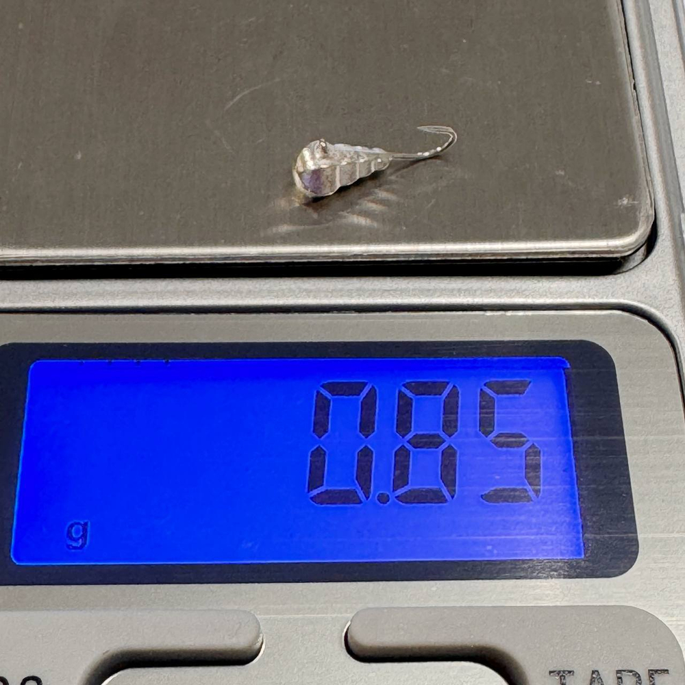 Мормышки вольфрамовые №4 0,85 гр . 1.2мм ( набор 10 штук) цена указана за 1 шту