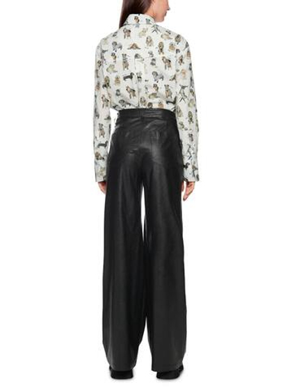 Marc Cain Брюки высокой посадки из мягкой эко-кожи