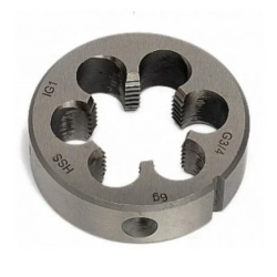 Плашка M11x1.5-?30мм, в пластиковом футляре RockForce##Rock FORCE RF-DIE11x1,5