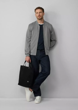 Лонгслив из мерсеризованного хлопка м s.Oliver Black Label
