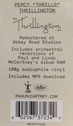 Percy Thrills Thrillington / Thrillington (LP)
