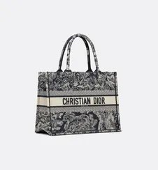 Сумка Dior Book Tote, модель маленького формата, женская, синий