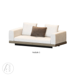 Connery sofa by Minotti Set 5 module 1