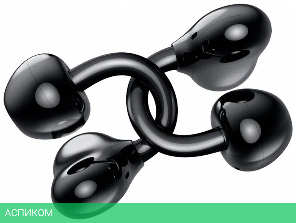 Наушники Honor Choice Earbuds Clip MAK-ME00 Black (5504ABYC)