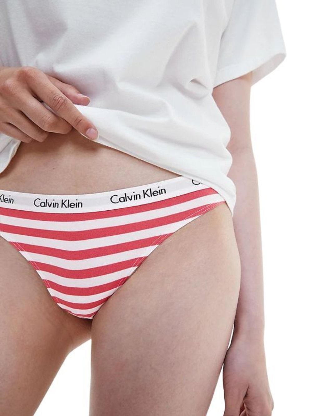 Majtki Calvin Klein Thong 1P - разноцветный