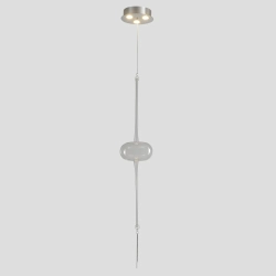 Светильник подвесной Crystal Lux GLASS SP3W LED CHROME