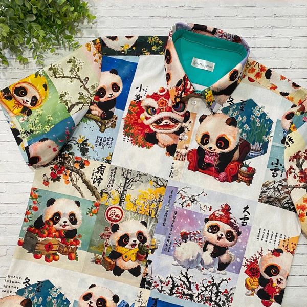 ПАНДЫ, 100% хлопок Handmade Fabrics 2