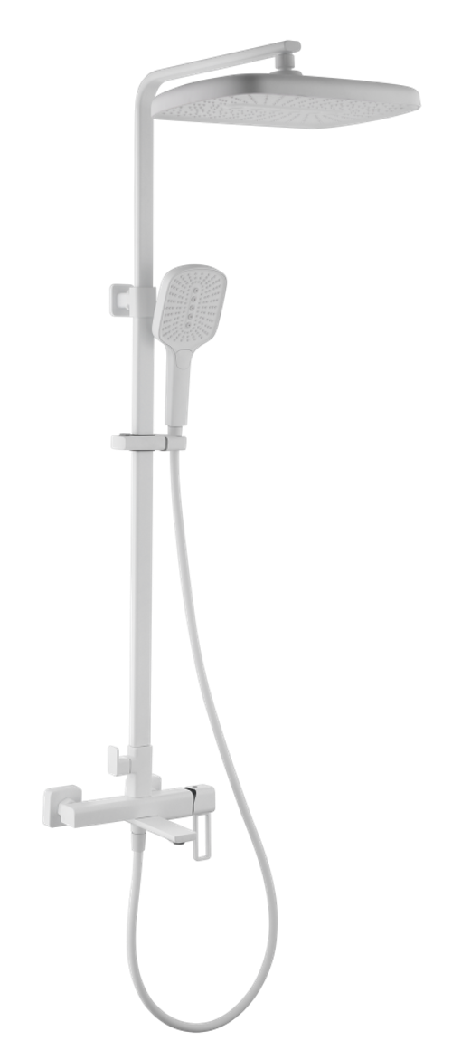 12163-F Душевая система (БЕЛЫЙ) GANZER (5/1шт)