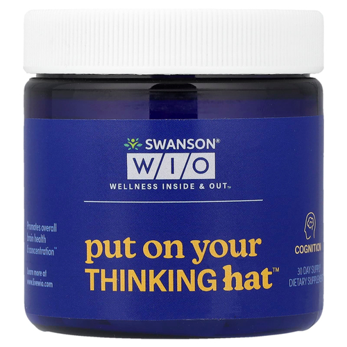 Swanson WIO, Положите On Your Thinking Hat™, 30 веганских капсул