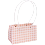 Пакет для цветов и подарков «Гармония» 22*13,5*10 см, розовый