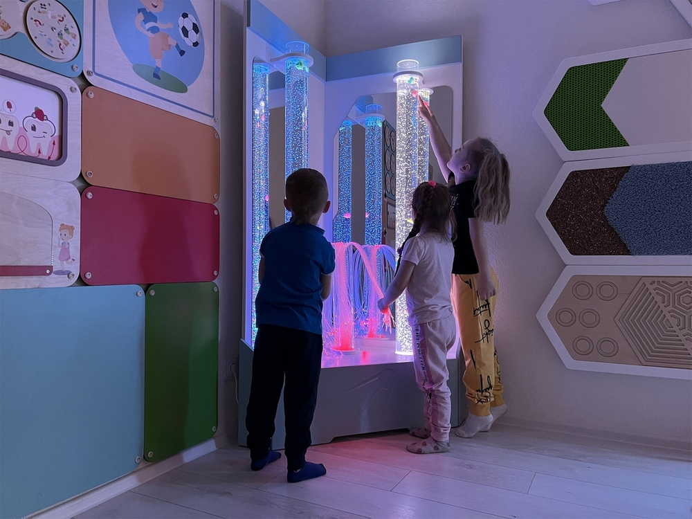 Угловая воздушно-пузырьковая колонна