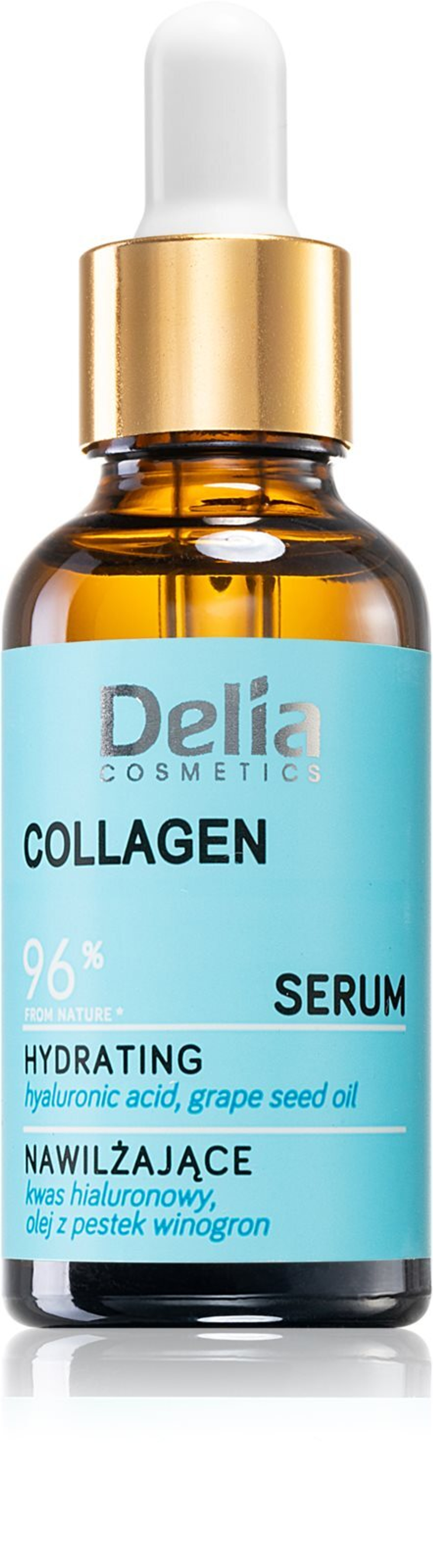 Delia Cosmetics Collagen - увлажняющая сыворотка для лица, шеи и зоны декольте /   30  ml  / GTIN 5906750801605