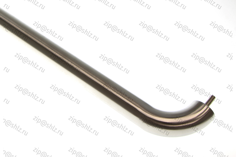 Поручень купе кабины лифта, шлифованная нержавеющая сталь, круглого сечения, L=928мм, 0601Е.03.05.190-06